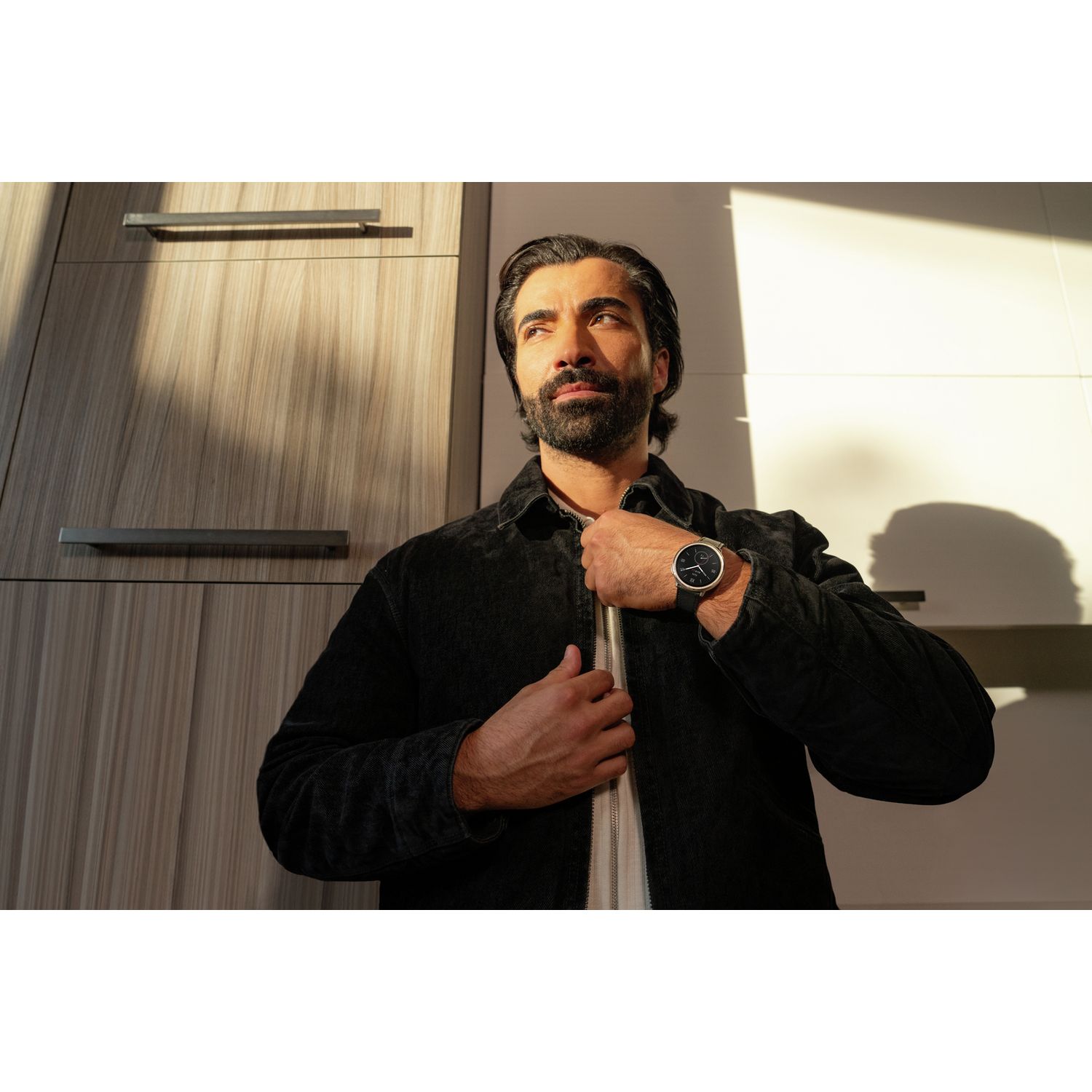 Amazfit Active 2 Premium smart watch black leather - British product