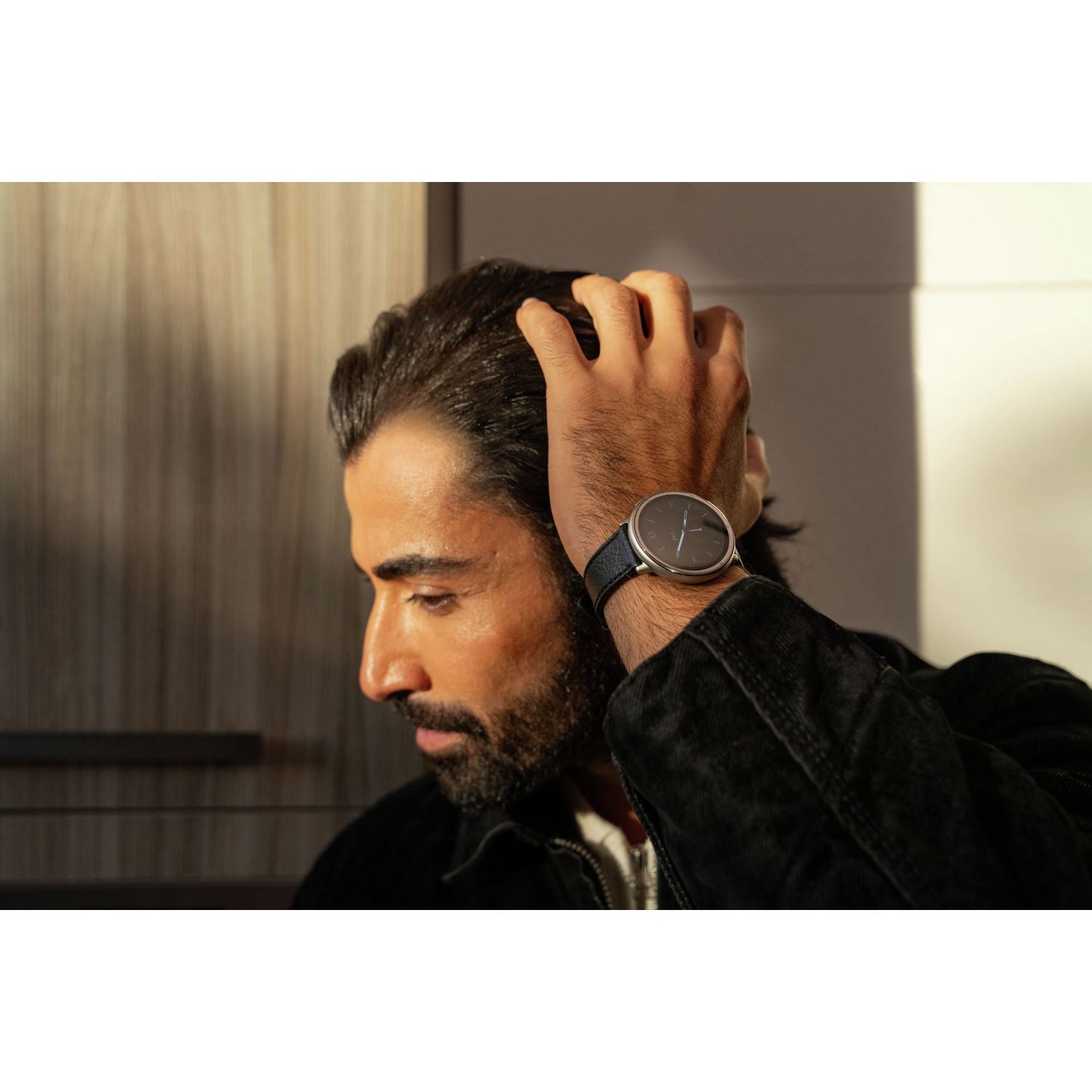 Amazfit Active 2 Premium smart watch black leather - British product