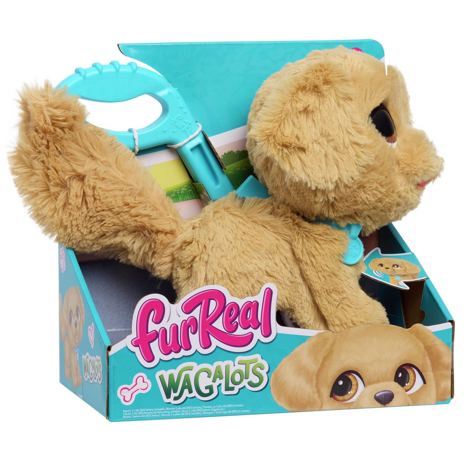 furReal Wag A Lots golden retriever interactive toy, imported from the UK
