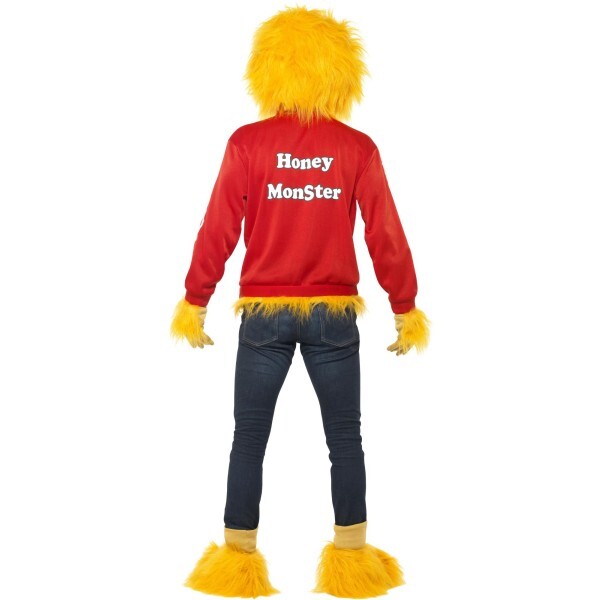 Smiffys Honey Monster yellow costume with mask and accessories (British brand)