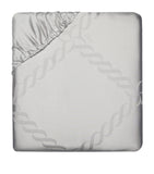 Super King Fitted Sheet 180cm x 200cm with Egyptian Cotton and Braid Motif