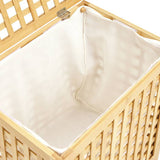 Habitat 100L natural bamboo storage bin, imported from the UK