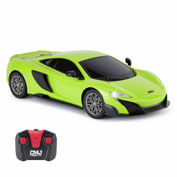 CMJ McLaren 675LT Green 1:24 RC car, UK version