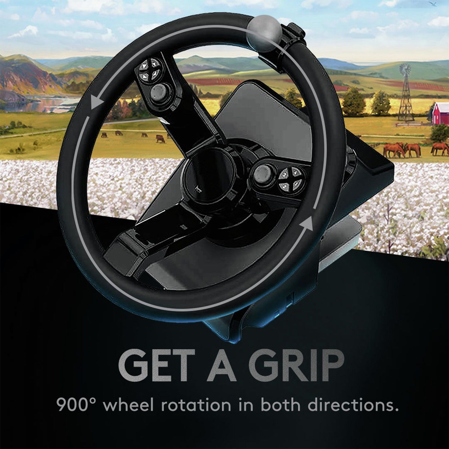 Logitech G Farm Simulator heavy equipment bundle for PC, imported from the UK