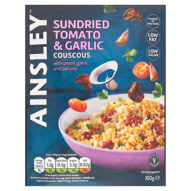 Ainsley Harriott Sundried Tomato & Garlic Cous Cous   100g GOODS M&S   