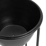 Argos Home large black metal planter 60cm (British brand)