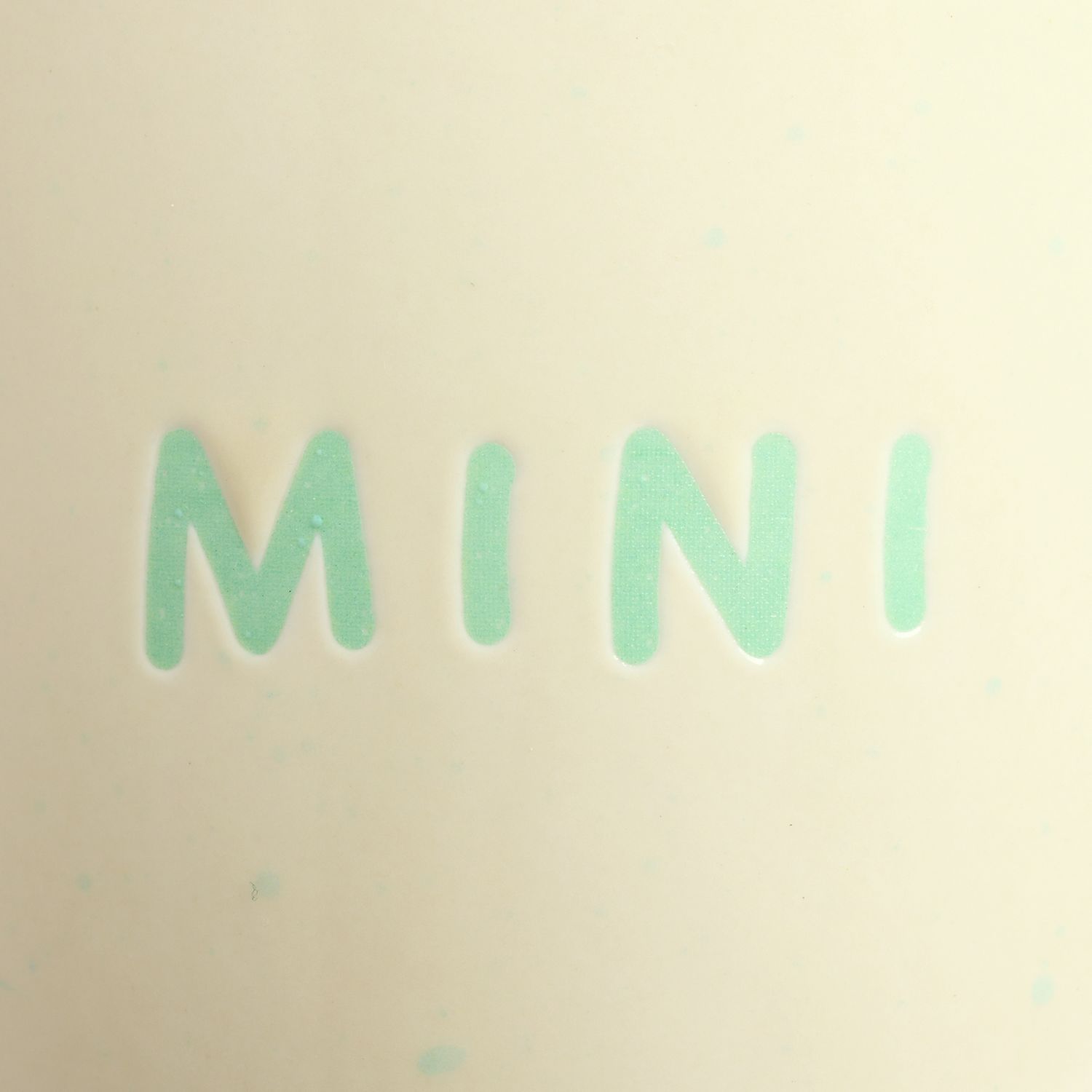 Argos Home green mini text decal ceramic mug 120ml, imported from the UK