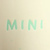 Argos Home green mini text decal ceramic mug 120ml, imported from the UK