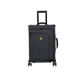 it Luggage cabin suitcase Charcoal Lime 32L, imported from the UK