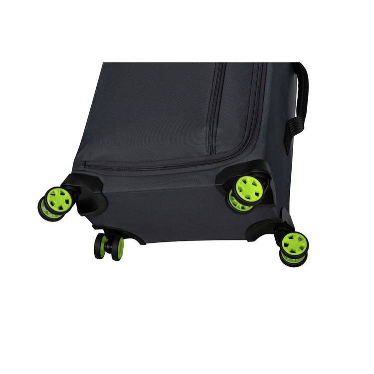 it Luggage cabin suitcase Charcoal Lime 32L, imported from the UK