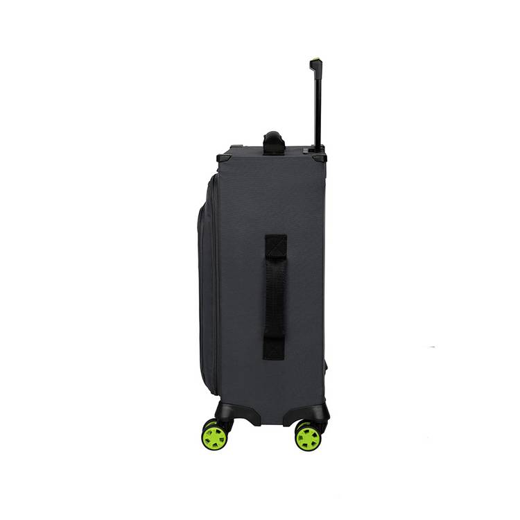 it Luggage cabin suitcase Charcoal Lime 32L, imported from the UK