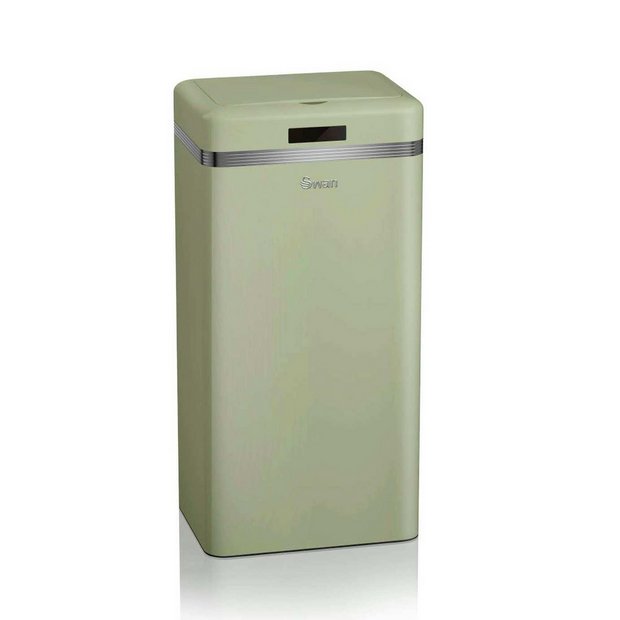 Swan sage 45L retro square sensor bin, UK version
