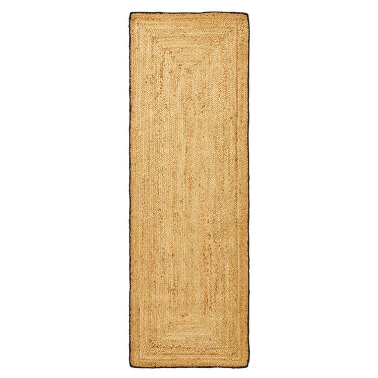 Habitat jute runner grey border 66x200cm, imported from the UK