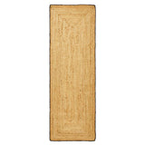 Habitat jute runner grey border 66x200cm, imported from the UK