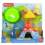 Fisher-Price Little People Spin & Play dinosaur playset, imported from the UK