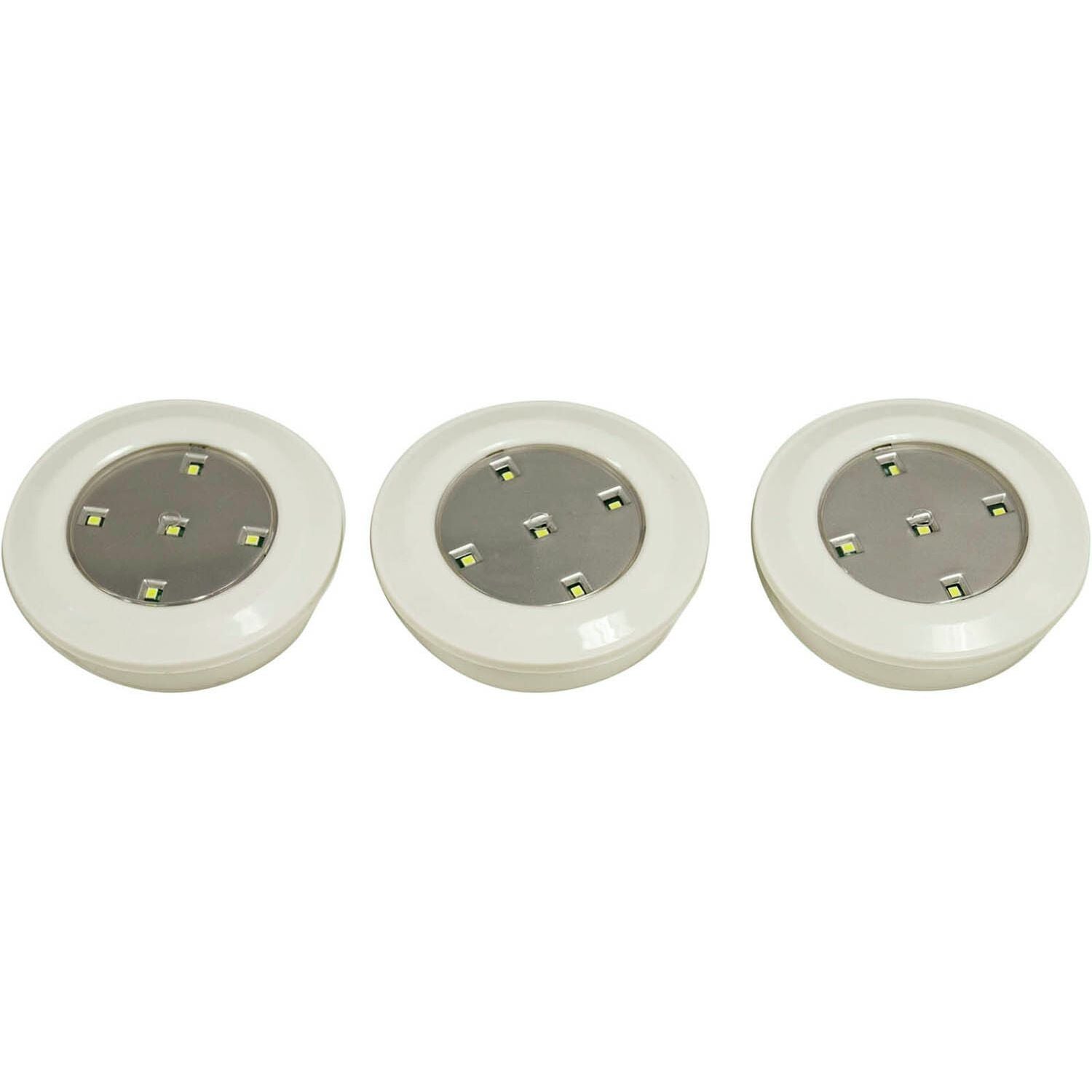 Eagle LED push lights pack of 3 (British brand)
