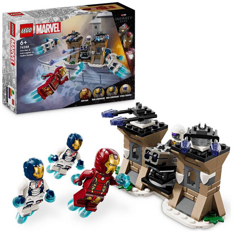 LEGO Marvel Iron Man building set 76288, imported from the UK