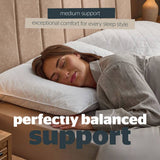 Silentnight luxury quilted duck feather medium pillow - British product
