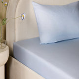 Habitat fitted sheet pale blue single - British product