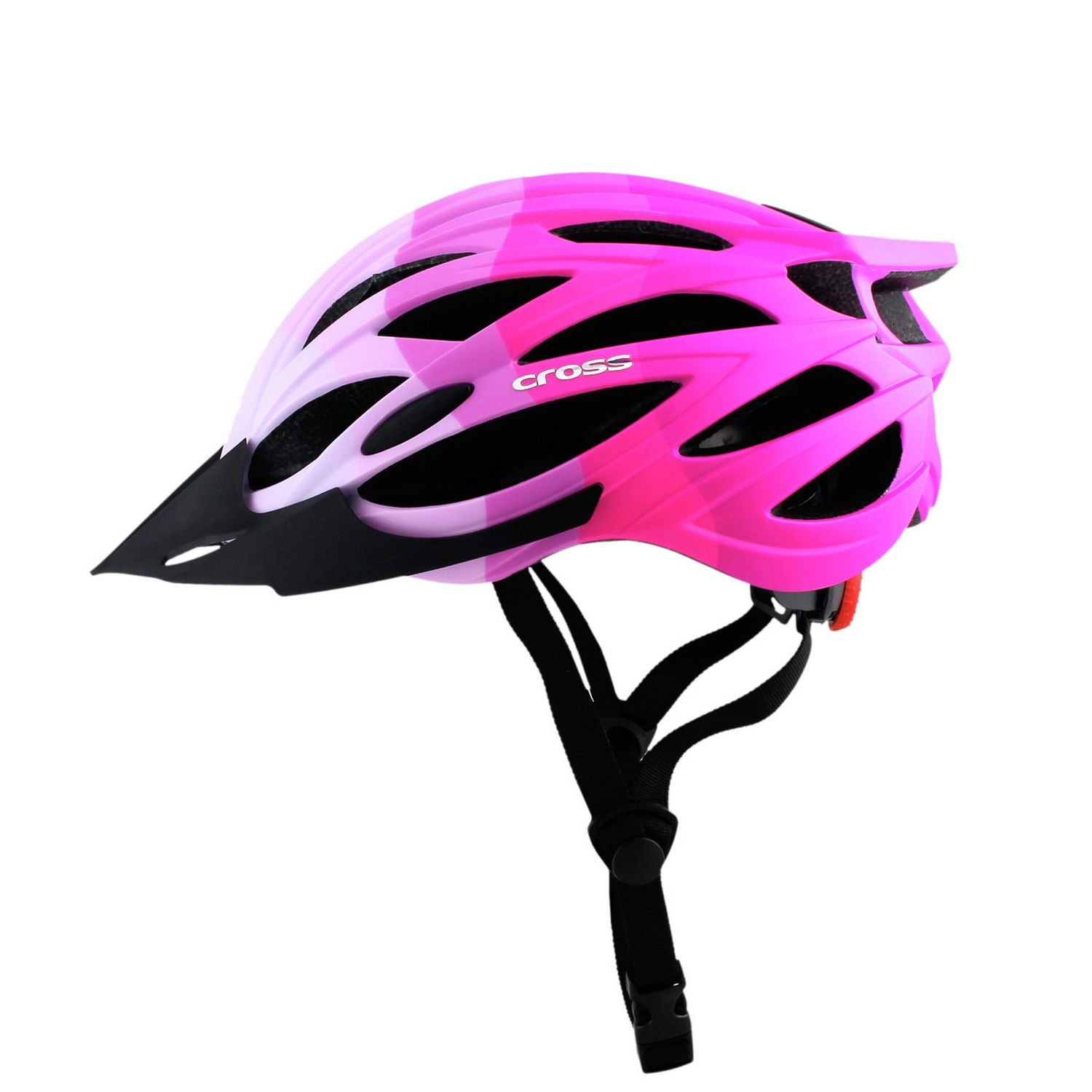 Cross Kids Bike Helmet Pink 55-58cm - British product