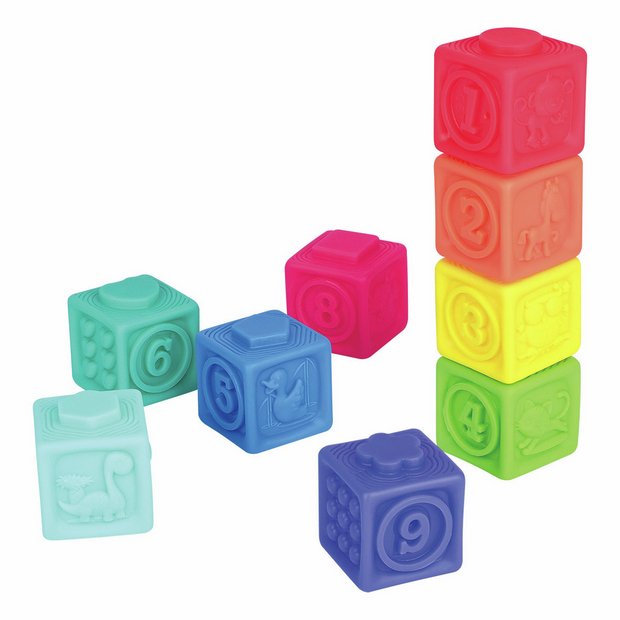 Chad Valley stacking wonder blocks baby toy, imported from the UK