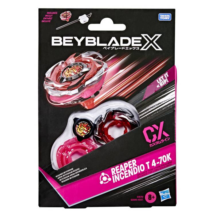 Beyblade X Starter Pack spinning top toy, UK version