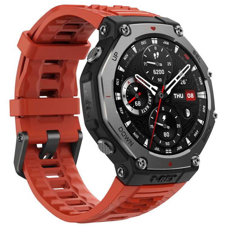 Amazfit T-Rex 3 smart watch Lava 48mm, UK version