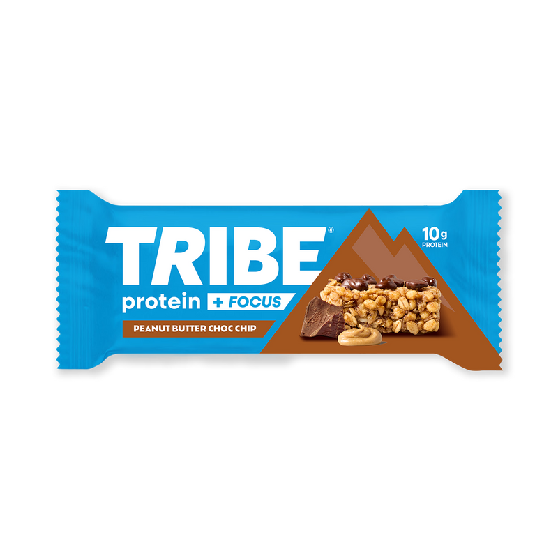 Tribe protein bar peanut butter choc chip 60g (British brand)