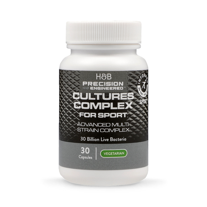 Gut health probiotic supplements Cultures Complex 30 Capsules - British product