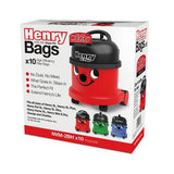 Henry HepaFlo XL filter dust bags 10 pack, UK version