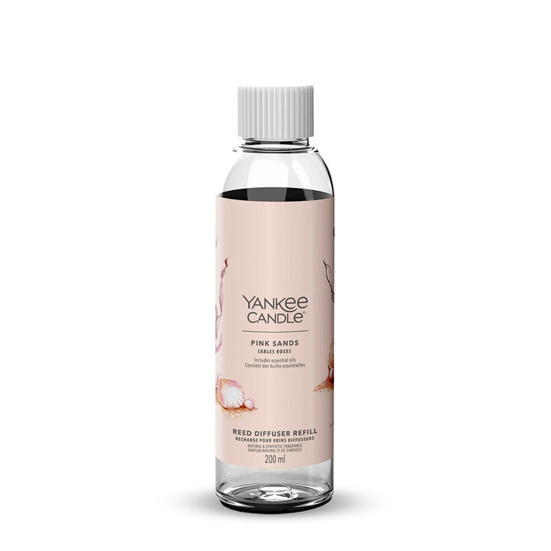 Yankee Candle Pink Sands reed diffuser refill 200ml, UK version