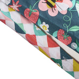 Habitat toddler bedding set strawberry floral blue 150x120cm, imported from the UK
