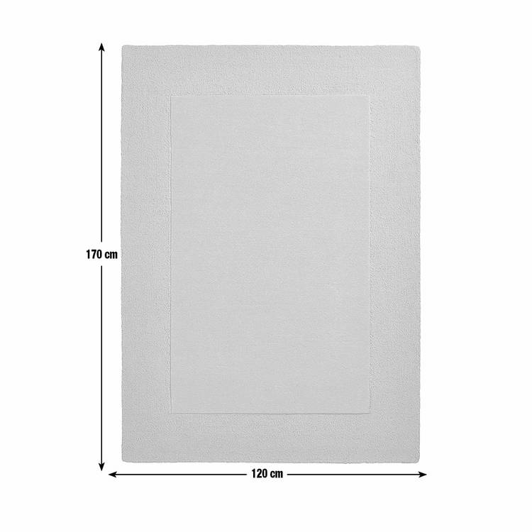 Habitat green wool cut pile rug 120x170cm (British brand)
