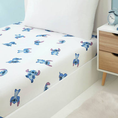 Argos Disney Stitch Kids White Fitted Sheet - Toddler- Buy online at McGrocer