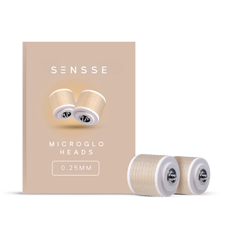 Sensse microneedling replacement heads 0.25mm pack of 2, imported from the UK
