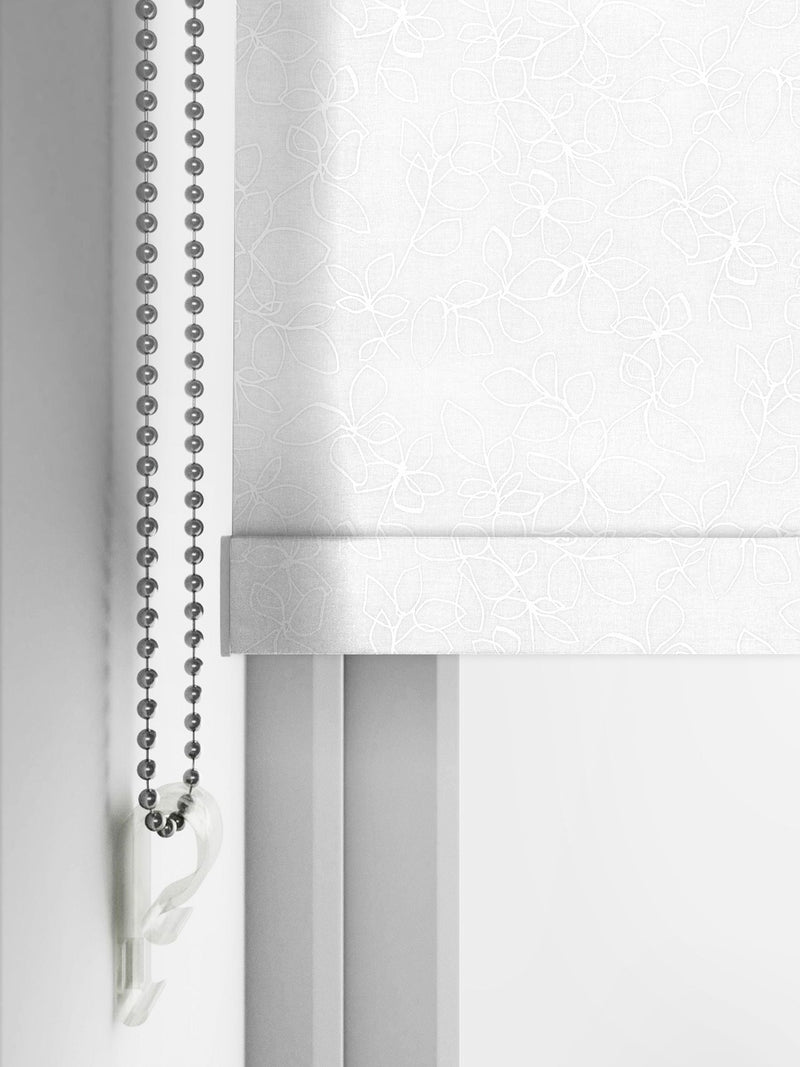 Surfry White sheer roller blind - British product