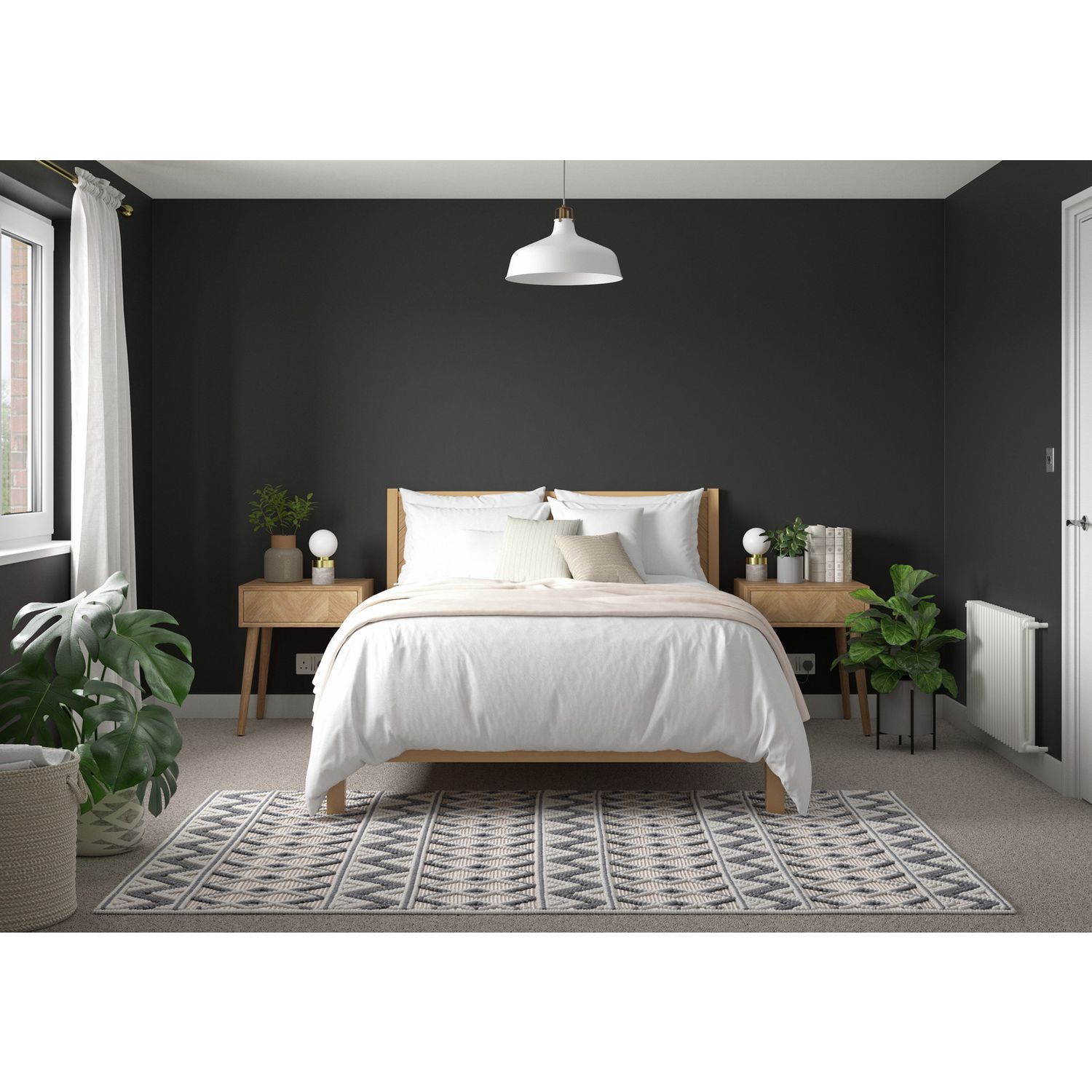 Dulux Quick Dry Eggshell Black paint 750ml, imported from the UK