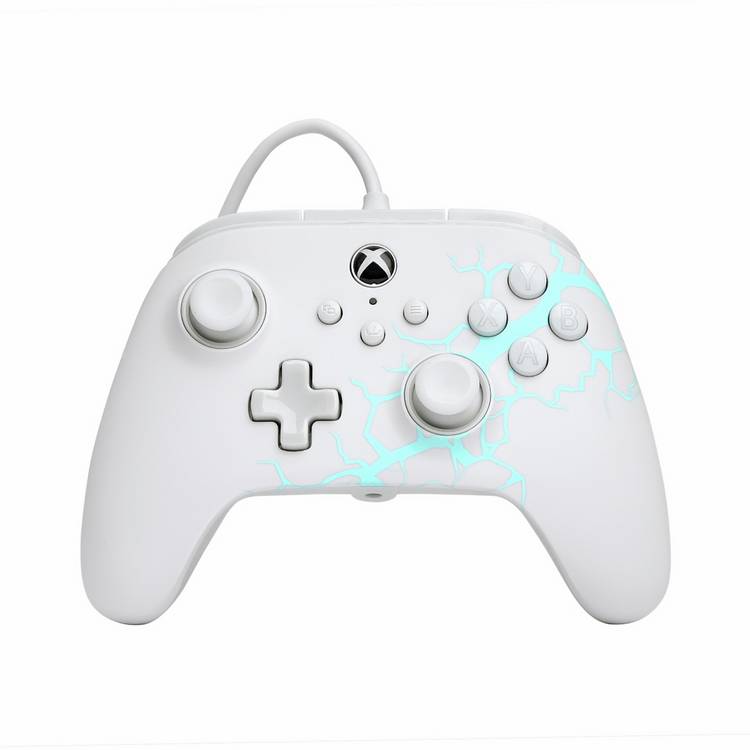 PowerA Advantage wired controller Ice White - British product