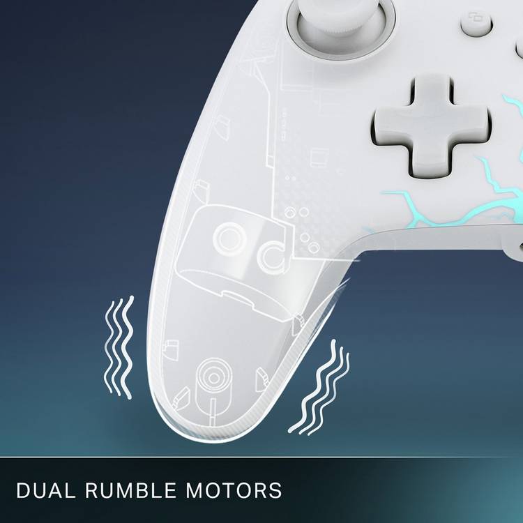 PowerA Advantage wired controller Ice White - British product