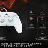 PowerA Advantage wired controller Ice White - British product