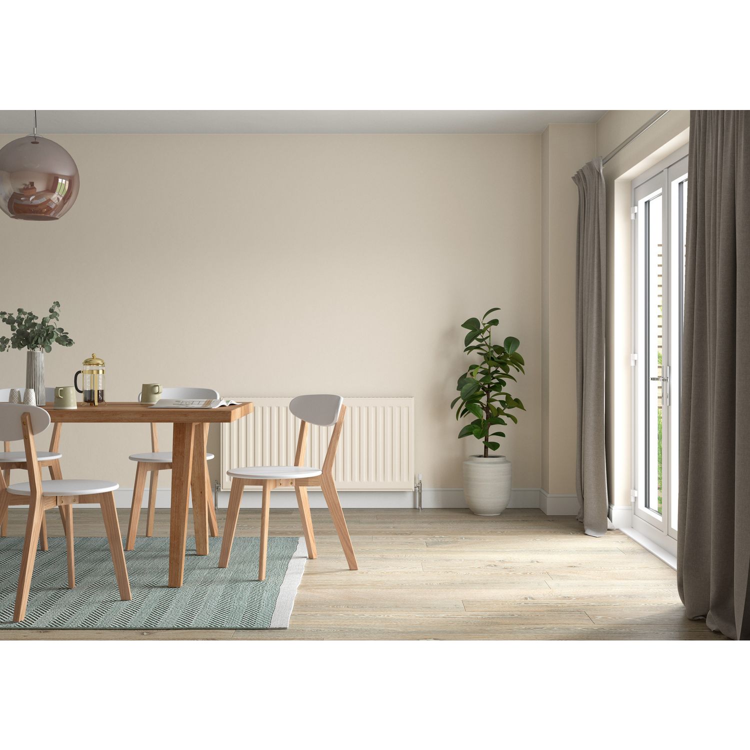 Dulux quick dry eggshell magnolia paint 750ml (British brand)