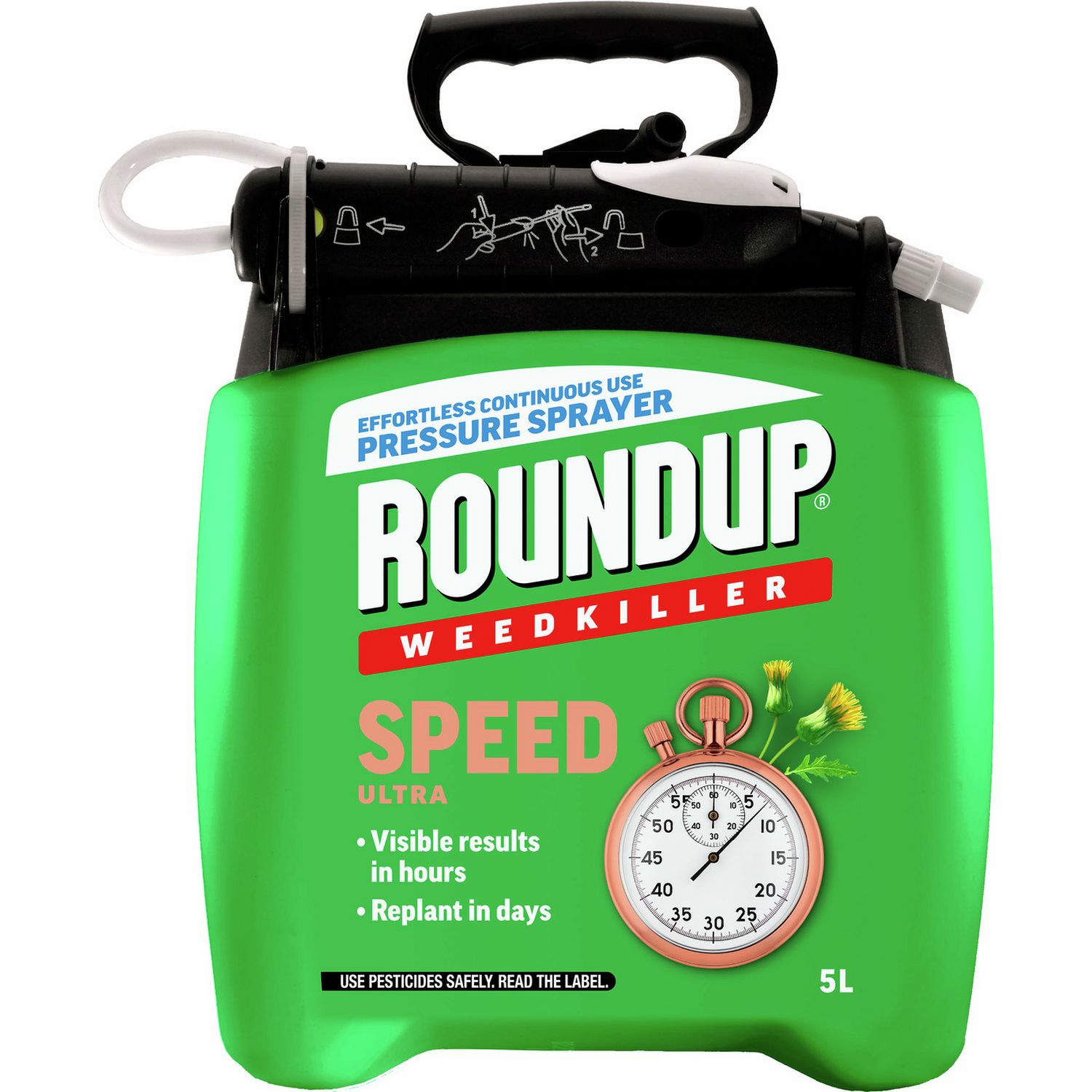 Roundup Speed Ultra weedkiller 5L - British product