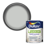 Dulux satinwood paint Goose Down 750ml, imported from the UK