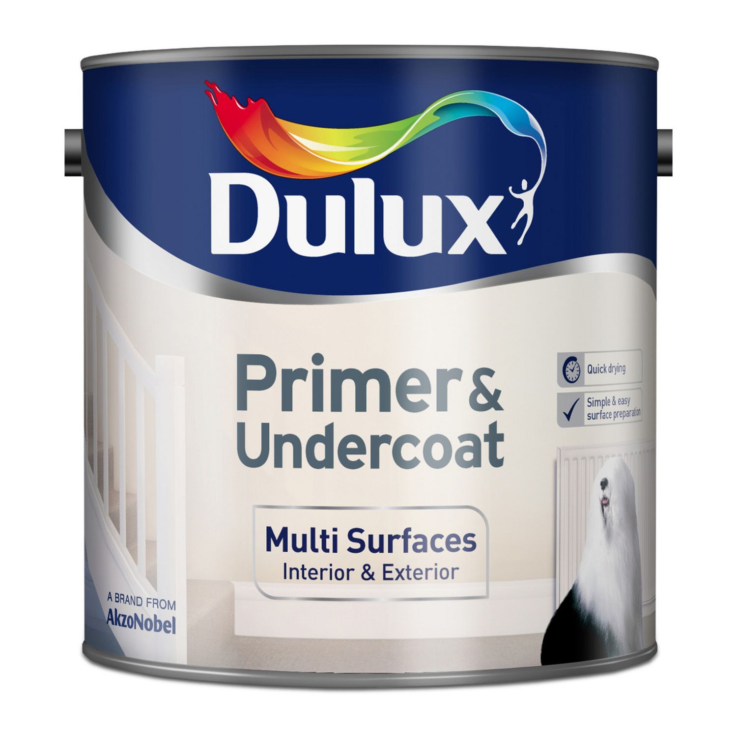 Dulux Primer Undercoat 2.5L, imported from the UK