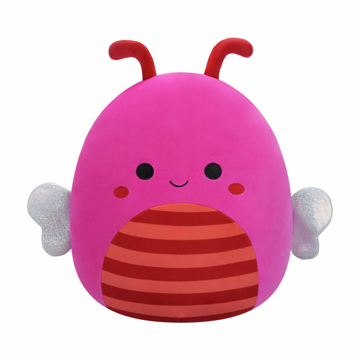 Squishmallows 12in Mara hot pink bee plush, imported from the UK