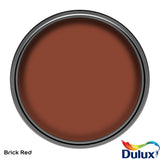 Dulux exterior masonry paint Brick Red 2.5L - British product
