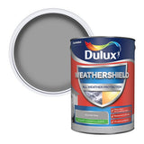 Dulux Weathershield Matt Paint Concrete Grey 5L, imported from the UK