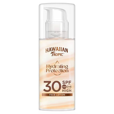 Superdrug Hawaiian Tropic Silk Hydration Airsoft SPF30 Face Sunscreen Spray 50ml- Buy online at McGrocer