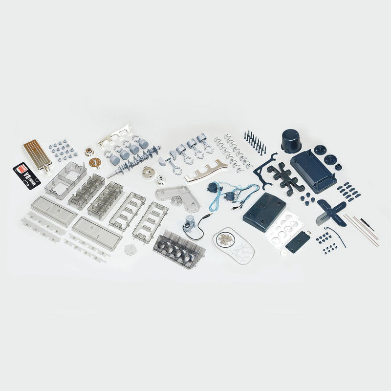 Machine Works V8 petrol engine model kit (British brand)