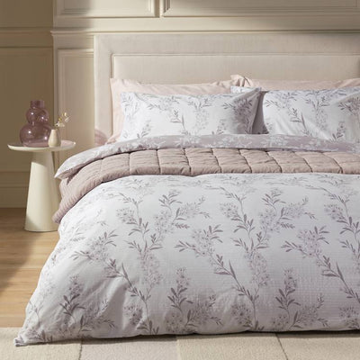 Argos Argos Home Blossom Seersucker White Bedding Set Single- Buy online at McGrocer